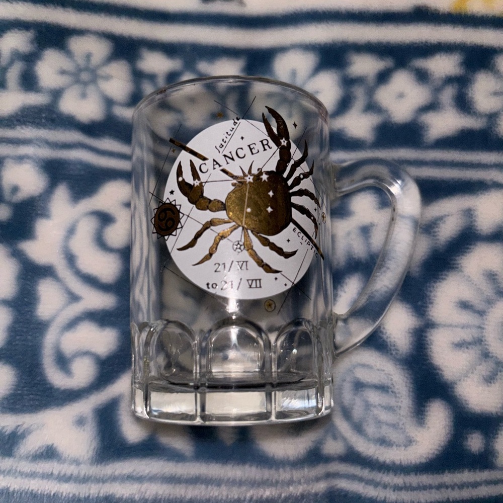 Cancer Zodiac Shot Glass